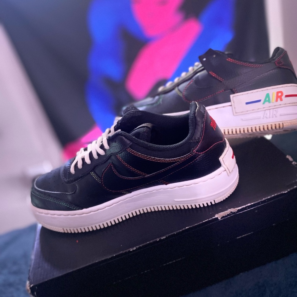 NIKE AIR FORCE 1 SHADOW RAINBOW STITCH PRIDE